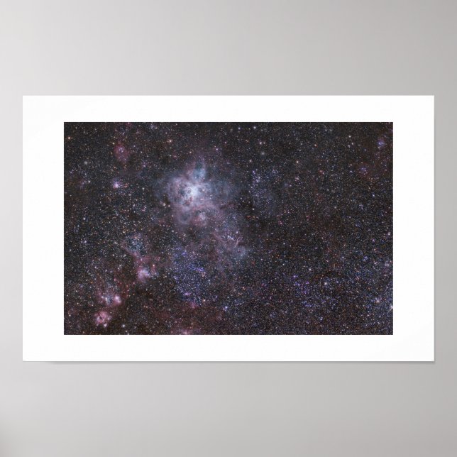Póster La nebulosa Tarántula - Gran Nube de Magallanes (Frente)