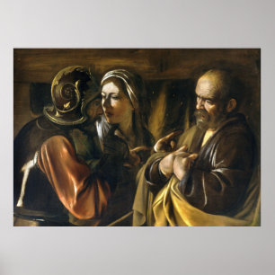 Póster La negación de San Pedro - Caravaggio