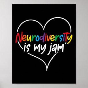 Póster La neurodiversidad es mi corazón de la conciencia