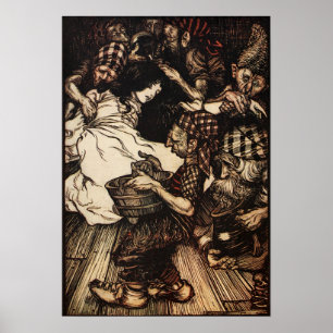 Póster La nevada y los enanos