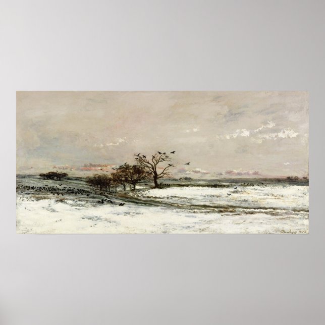 Póster La Nieve, 1873 (Frente)