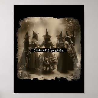 Póster La niña será bruja en Halloween