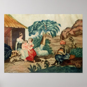 Póster La niñez de Paul y de Virginie