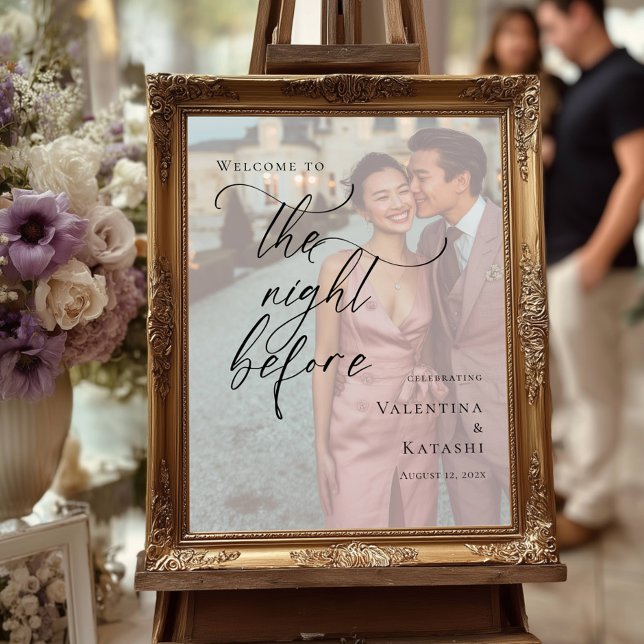 Póster La noche anterior al ensayo del cartel de bienveni (Subido por el creador)