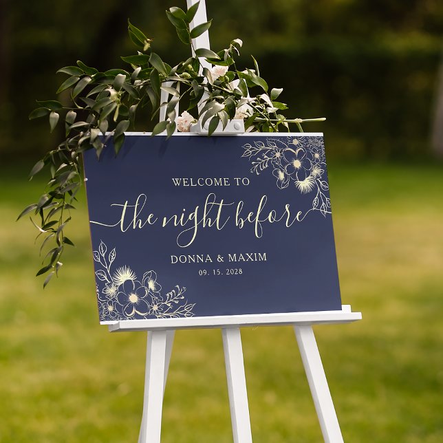 Póster La noche antes de la cena de ensayo de Azul Marina (Subido por el creador)