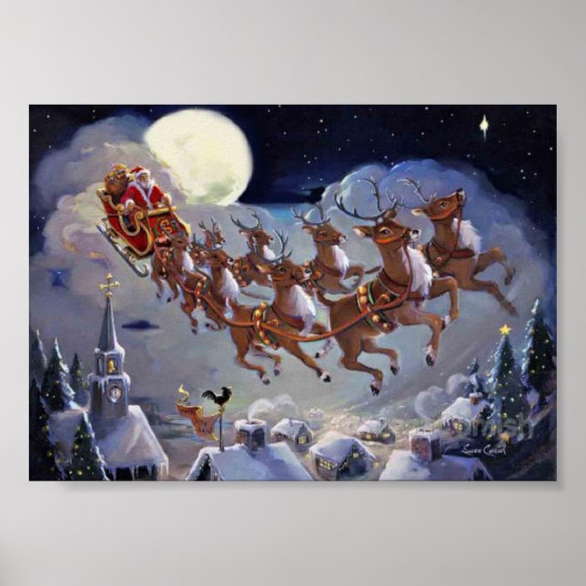 Póster La noche antes de los navidades (Frente)