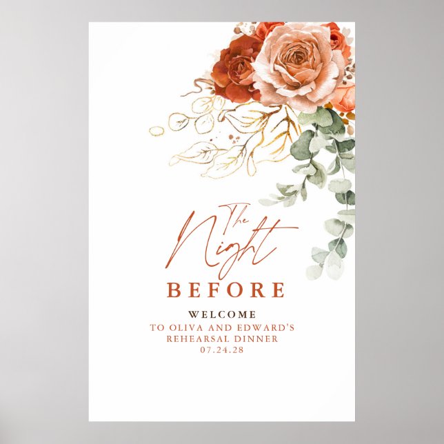 Póster La Noche Antes Del Ensayo De La Cena (Frente)