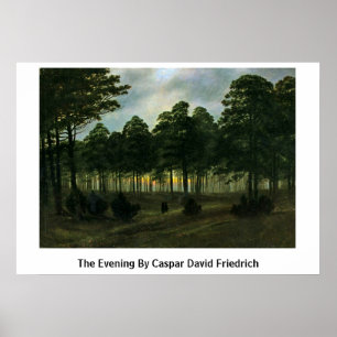 Póster La Noche De Caspar David Friedrich