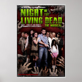 Póster La noche de los muertos vivientes: El Poster music