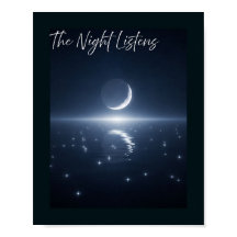 🖼️ La Noche Escucha - Crescent Moon & Star