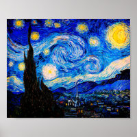 La noche estrellada de Vincent Van Gogh