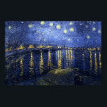 Póster La noche estrellada (van Gogh)<br><div class="desc">Título completo: La noche estrellada, alrededor de 1888 por Vincent van Gogh Este magistral cuadro de Van Gogh seguramente encontrará el favor de cualquier amante del arte que tenga interés en el movimiento impresionista. Hemos aplicado más de 25 años de experiencia en el campo del arte comercial y el trabajo...</div>