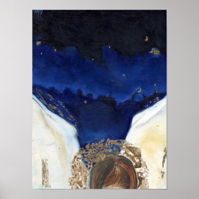 Póster La noche que el ángel tomó sus alas 2014 (Frente)