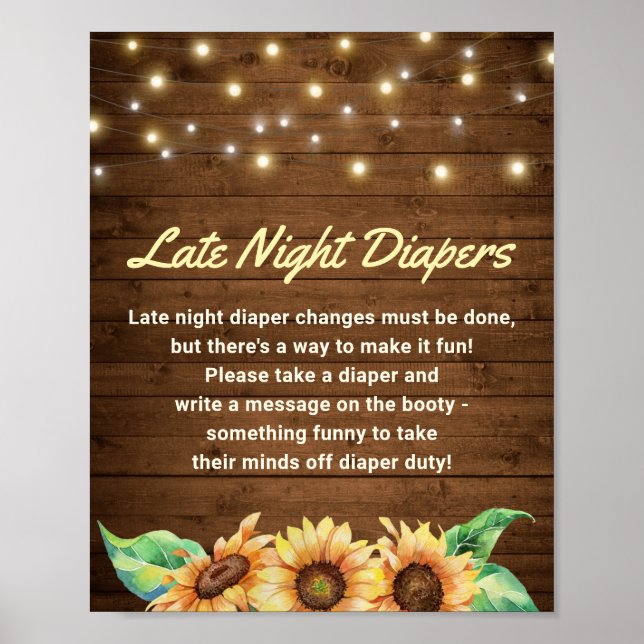 Póster La noche tardía destilaba el Baby Shower ruso del  (Frente)
