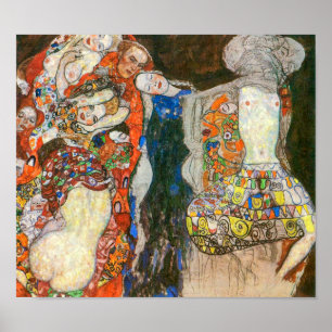 Póster La novia   Gustav Klimt