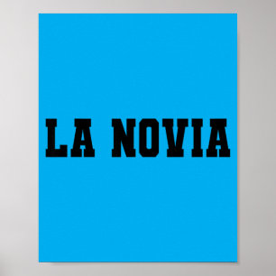 Póster La Novia Novia Pareja Novio Despedida de Soltera
