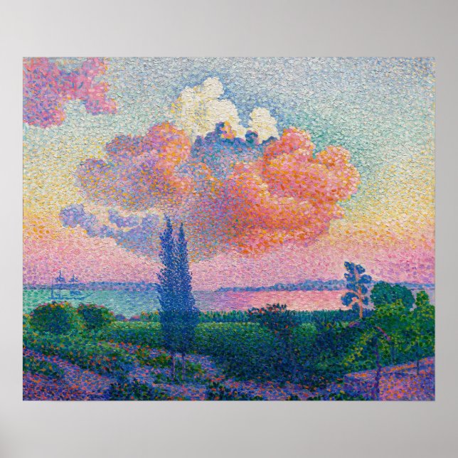 Póster La Nube Rosa (1896) (Frente)