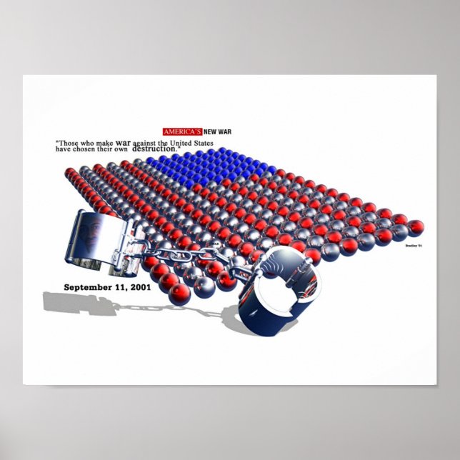 Póster La nueva guerra de Estados Unidos (Frente)