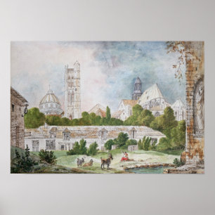 Póster La nueva iglesia de Sainte-Genevieve