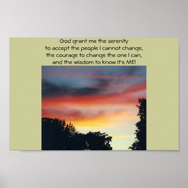 Póster La nueva serenidad - poster (Frente)