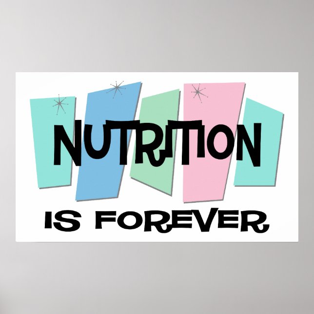 Póster La Nutrición Es Para Siempre (Frente)