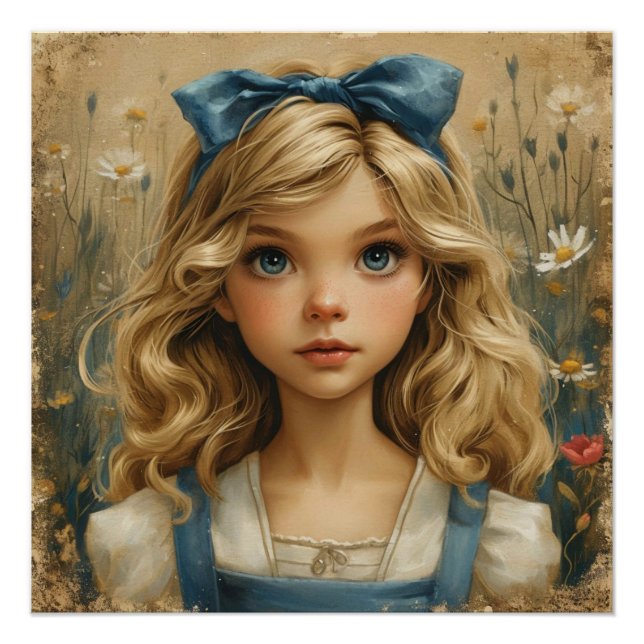 Póster La Odisea Soñadora de Alicia: Caprichos de Wonderl (Anverso)