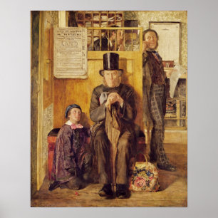 Póster La oficina del abogado, 1857
