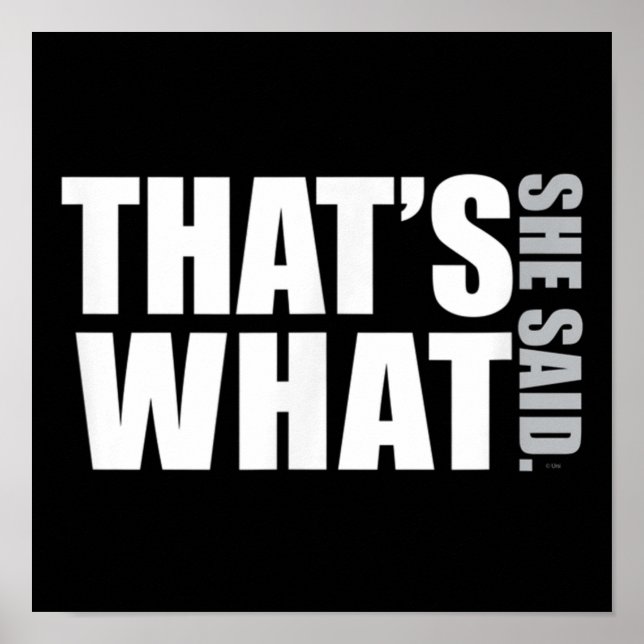 Póster La Oficina Es Lo Que Dijo DunderMifflinzz (Frente)