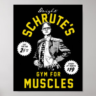 Póster La oficina Schrutes Gym