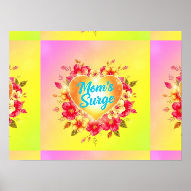 Póster La ola de amor eléctrico de mamá (Frente)