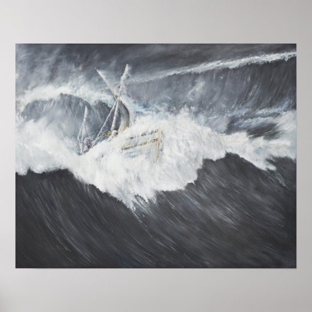 Póster La ola gigante (Frente)