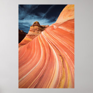 Póster La ola, los acantilados bermellones, Arizona
