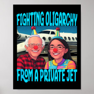 Póster La oligarquía republicana de Trump frente a la avi
