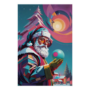 Póster La oliva de los Navidades - Ken Gage Surreal Art