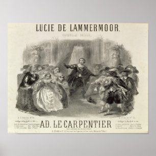 Póster La ópera de Lucia de Lammermoor
