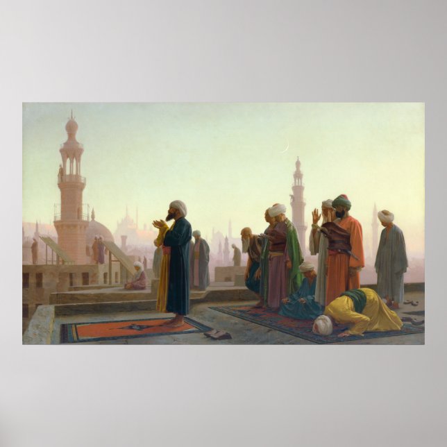 Póster La oración, 1865 (Frente)