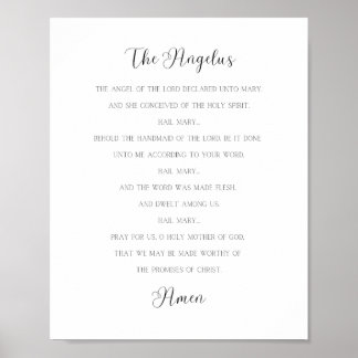 Póster La oración de Angelus