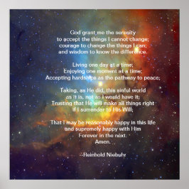 Póster La oración de la serenidad