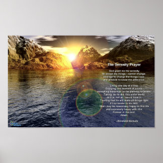 Póster La oración de la serenidad