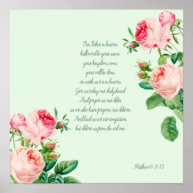 Póster La oración de los señores (Frente)