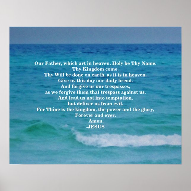 PÓSTER LA ORACIÓN DE LOS SERES (Frente)