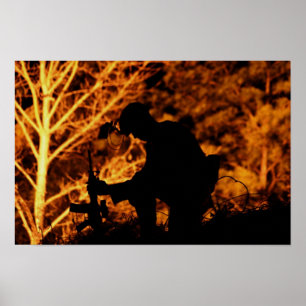 Póster La oración de un soldado