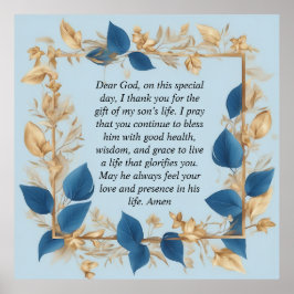 Póster La oración de una madre por su hijo