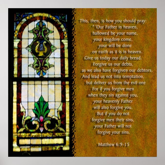 Póster La oración del Señor (Frente)