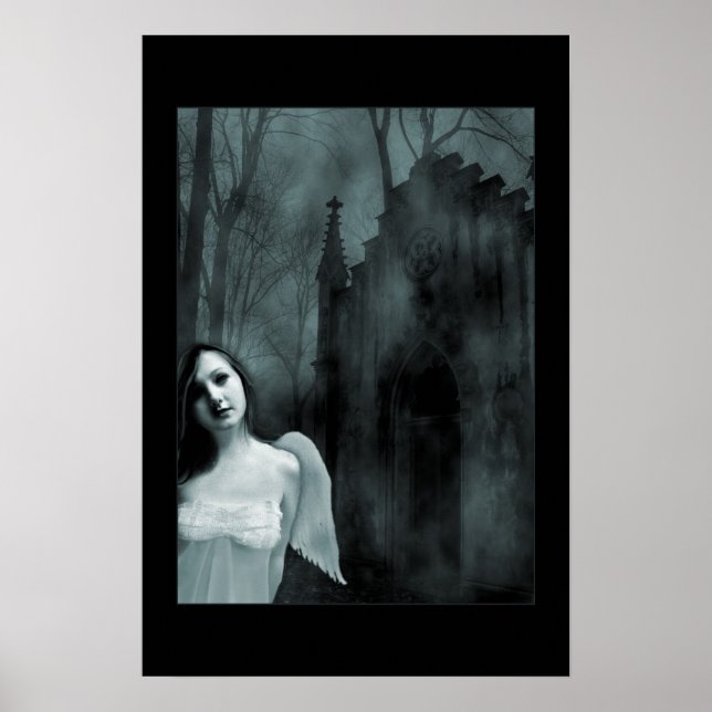 Póster La oscuridad de los ángeles (Frente)