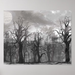 PÓSTER LA OSCURIDAD DEL POSTER DEL BOSQUE