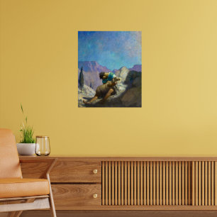 Póster La oveja perdida por Newell Convers Wyeth