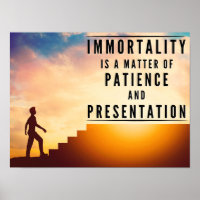 La paciencia de la inmortalidad - Inspiradora