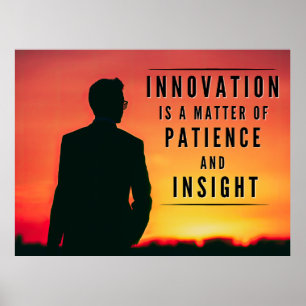 Póster La paciencia de la innovación - Inspiradora