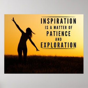 Póster La paciencia de la inspiración